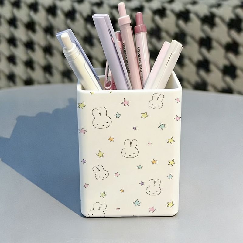 新しいミッフィーウサギデスクトップペンホルダークリエイティブ - Stationery Supplier のレビューと価格