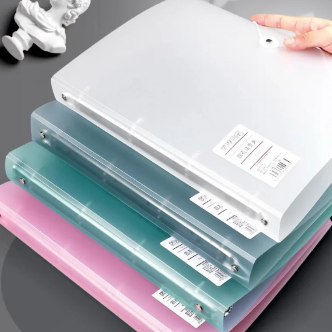 A4サイズのファイルフォルダー、D型、4穴リングバインダー、 - Binder Clip Assorted のレビューと価格