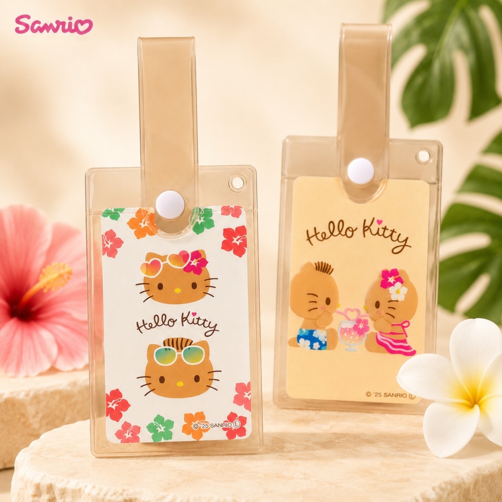 本物のサンリオ ハローキティ クリアカードホルダー 可愛い褐 - Tan Stationery & Office Supply のレビューと価格