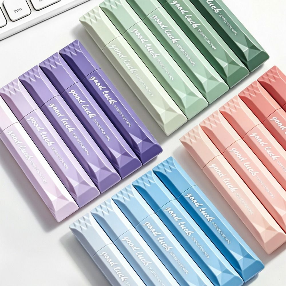 5本セット グラデーションカラー補正テープ オリジナル紙製カ - Correction Tape Roller のレビューと価格
