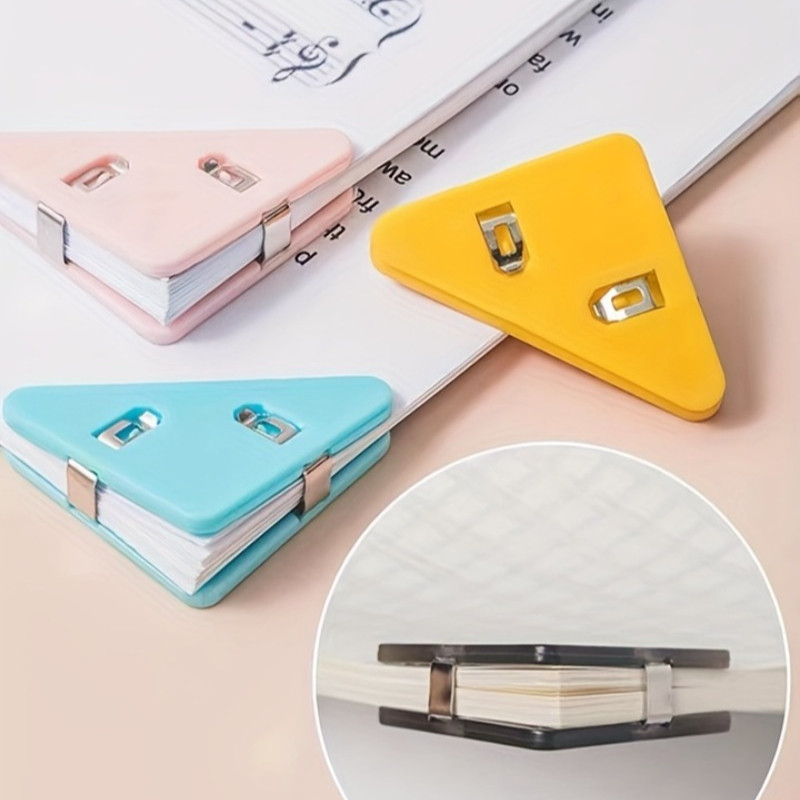 22個のクリアトライアングルクリップセット |   直角プラ - Binder Clip Assorted のレビューと価格