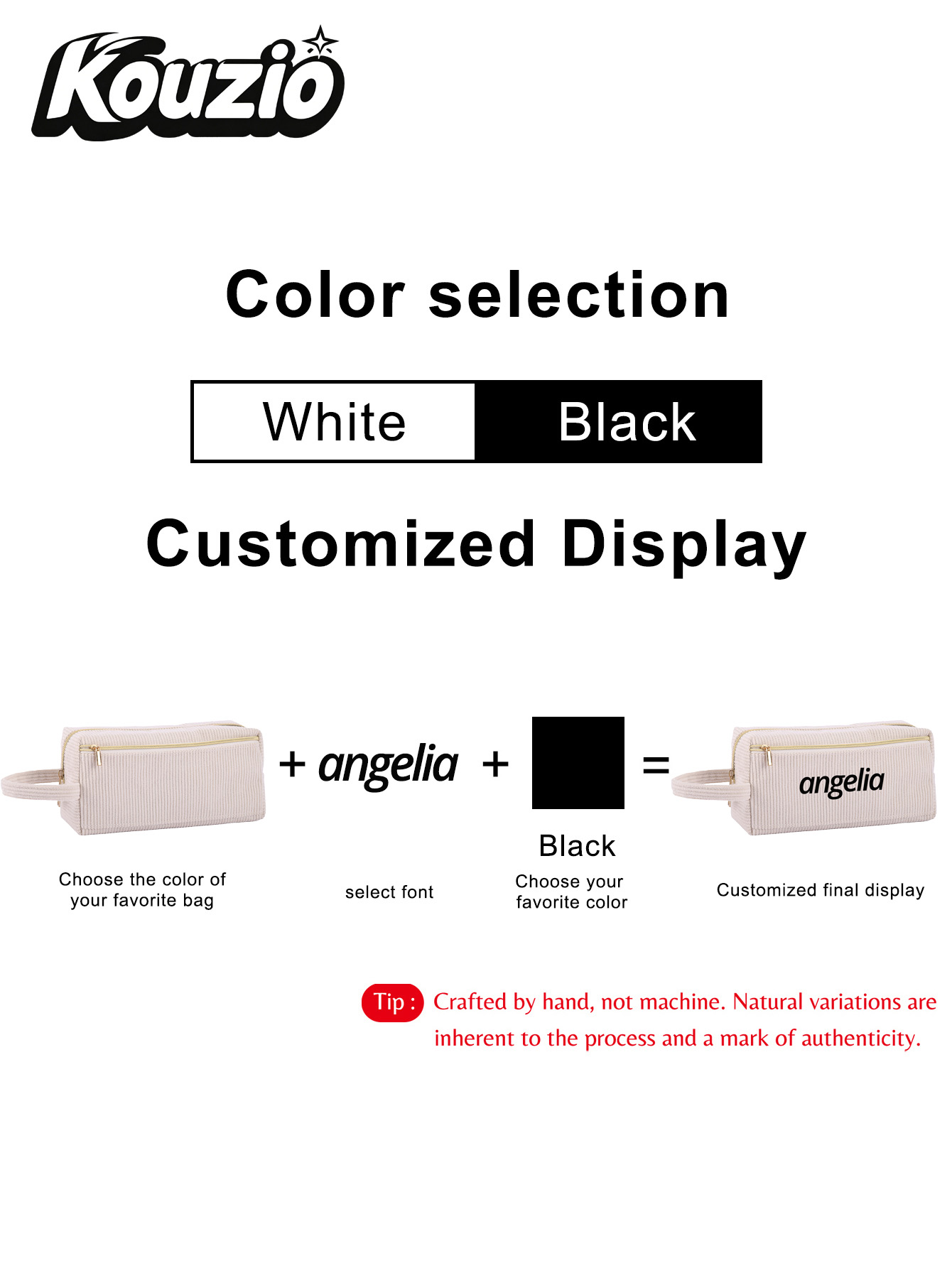 名前入りの熱転写加工を施した、取っ手付きのコーデュロイ製ペン - Stationery Supplier のレビューと価格