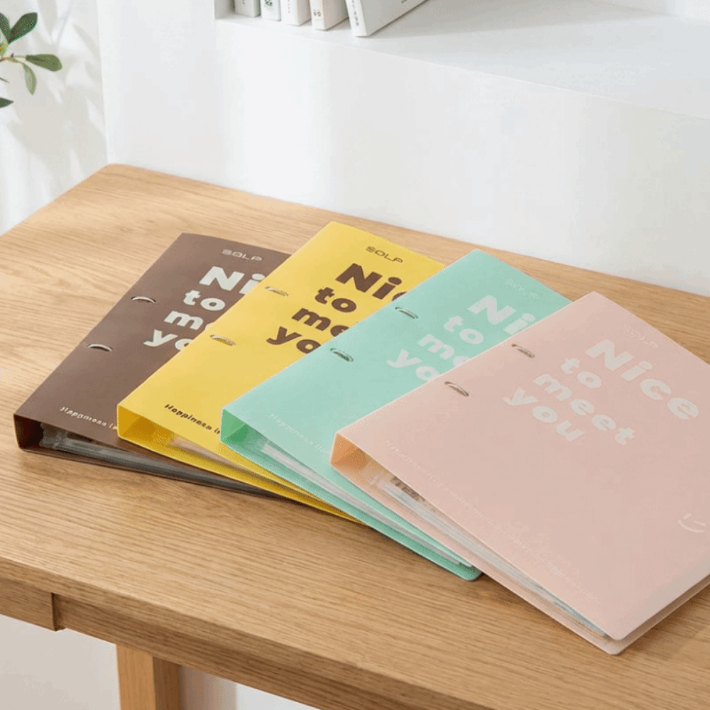 実用的なPP製ルーズリーフファイルバッグセット、取り外し可能 - Binder Clip Assorted のレビューと価格