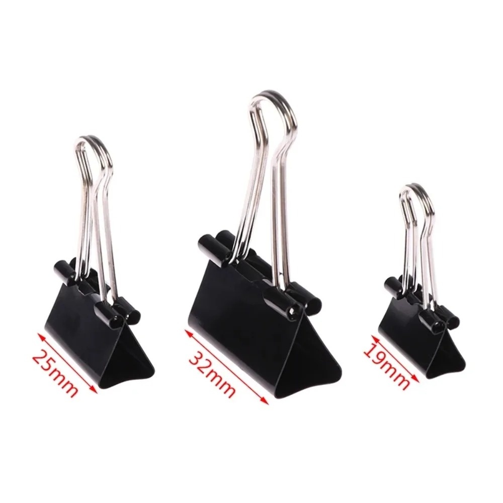 10個入り メタルペーパークリップ 19 25 32mm 折 - Binder Clip Assorted のレビューと価格