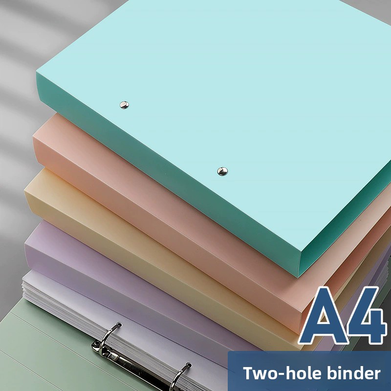 2リングファイルバインダー、A4サイズ対応、ファイルフォルダ - Binder Clip Assorted のレビューと価格