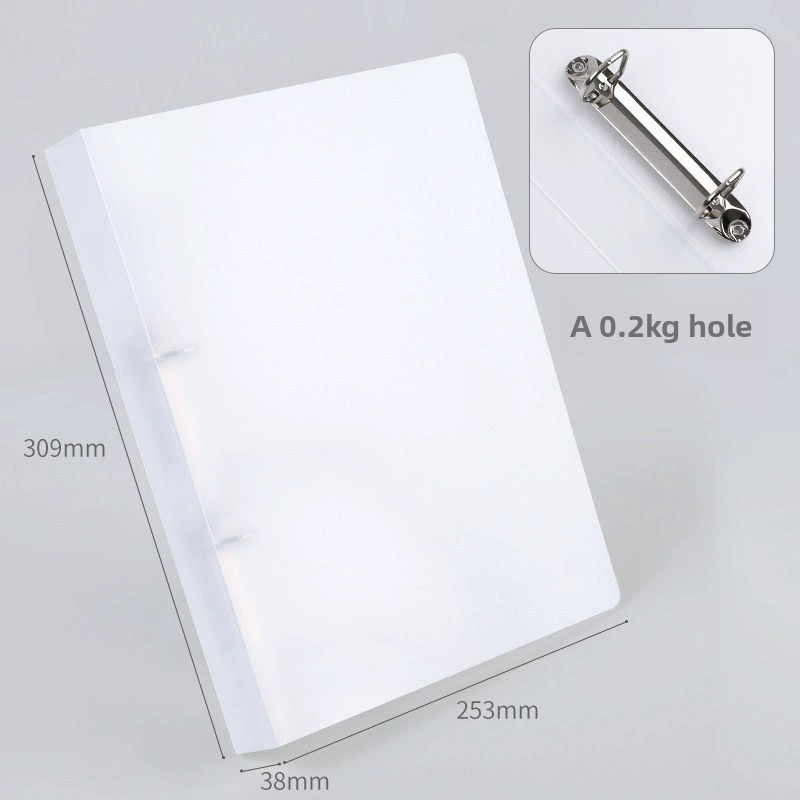 2リングファイルバインダー、A4サイズ対応、ファイルフォルダ - Binder Clip Assorted のレビューと価格
